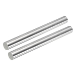 Sourcing map 2 vnt. 304 metalinių sodo stulpų, 25 mm x 250 mm metaliniai strypai "pasidaryk pats" amatams, motociklams, dekoravimui, sodui