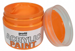 Akriliniai dažai Acryl paveikslams, drobei, medžiui, oranžiniai, 50 ml
