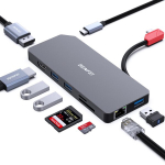 BENFEI 9-in-1 USB-C Dock, 100W, Juoda