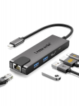 Lemorele s USB-C Hub su Gigabit Ethernet ir 4K HDMI