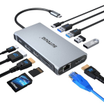 SUTOUG 12-in-1 USB-C Hub Space Gray