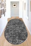 Asir kilimas Crusted Oval 100x60 cm