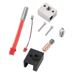 Hotend ender 3 s1 tioy ender 3 s1 pro termistorius 3d spausdintuvo hotend kitetal &scaron;ildymo blokas kaklo vamzdelis &scaron;ildymo antgalis ekstruderio dalys, skirtos ender 3 s1 24v 40w 300&deg;c &scaron;ildymo bloko rinkiniui