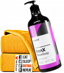 Carpro Ironx Snow Soap 2in1 - Aktyviosios putos automobilių plovimui + Deironizer 1l