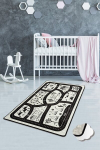 Asir kilimas Black City 60x100 cm