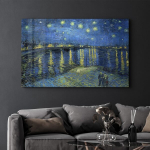 Reprodukcija VFT-1072 &ndash; Modernus miesto peizažo sienos meno atspaudas, 72&times;46 cm
