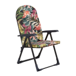 Sulankstoma sodo kėdė &bdquo;Patio Galaxy Black Edition&ldquo; su 28 padėčių atlo&scaron;u ir poliesterio pagalvėle