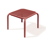 Lauko kavos staliukas Ferne Brene Retro Red, plastikinis, kompakti&scaron;kas, atsparus drėgmei