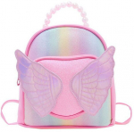 Vaiki&scaron;ka rožinė kuprinė Shiny Wings Pearls 22 cm