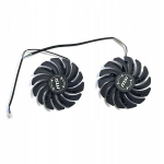 2 ventiliatoriai 85 mm 4-pin Pld09210s12hh Rx570 580 grafikos Korta Card Fan
