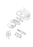 Vag Gaisro Gesintuvo Laikiklis Volkswagen Tiguan Golf Sportvan Originalus 5N0860290