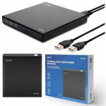 I&scaron;orinis įra&scaron;ymo įrenginys Usb grotuvas ne&scaron;iojamas Savio Ak43 Cd-r Dvd-rw