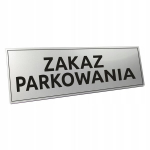 Ženklas ant durų Parkavimas Draudžiamas lipnus - B serija