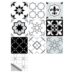 Lipnus patchwork panelis Pvc plytelės komplektas 10 vnt tapetai 20x20cm