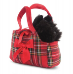 Pliu&scaron;inis &Scaron;kotų terjeras rankinėje Aurora Fancy Pals, 20 cm