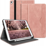 H Holimet dėklas, skirtas ipad 9-os kartos plan&scaron;etiniam kompiuteriui su pie&scaron;tuko laikikliu, 2021/2020/2019 ipad 8/7-os kartos pu odinis dėklas, tpu galinis dangtelis, apsauginis dėklas, atsparus smūgiams, automatinis miego/pabudimo režimas, skirtas 1 ...
