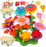 Konstruktorius Gėlių sodas su vežimėliu ir laistytuvu, 102 vnt.