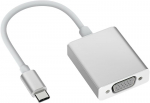 Nazaz auk&scaron;tos kokybės usb-c į vga adapteris, suderinamas su thunderbolt 3 keitikliu type c male į vga female, skirtas ne&scaron;iojamam kompiuteriui, i&scaron;maniajam telefonui ir plan&scaron;etiniam kompiuteriui, 1080p hd rai&scaron;ka
