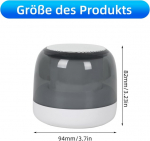 Ceiever bluetooth garsiakalbis mažas su &scaron;viesa, mini ne&scaron;iojama bluetooth dėžutė, 5 w belaidė žemų dažnių dėžė laukui, stovyklavimui, sodui, vakarėliui, kelionėms (balta)