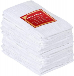 Utopia Kitchen flour sack rank&scaron;luosčiai (12 vnt. - 71 x 71 cm) - 100% medvilniniai indų skudurėliai, virtuviniai rank&scaron;luosčiai