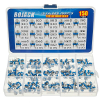 150 vnt. potenciometrų rinkinys 100 om - 2 M om, 6 mm
