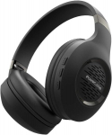 Powerlocus Bluetooth ausinės vir&scaron; ausų, belaidės sulankstomos ausinės su mikrofonu, Hi-fi stereo gilus žemas dažnis, mink&scaron;ti ausų kau&scaron;eliai, belaidės ir laidinės ausinės mobiliajam telefonui, plan&scaron;etiniam kompiuteriui, Pc (juodos)