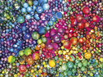 Clementoni - 39650 - Colorboom Collection - Marbles - dėlionė 1000 detalių nuo 10 metų, gradientas, dėlionė suaugusiems su paslėptu objektu, sudėtingas įgūdžių žaidimas visai &scaron;eimai