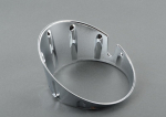 MINI R55 R55 R56 R57 R58 R59 Priekinio bamperio rūko žibinto dangtelis Chrome kairė originali 51117248791