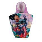 Vaiki&scaron;kas paplūdimio rank&scaron;luostis pončas 55x110 Lilo Stitch girl