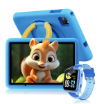 Plan&scaron;etinis kompiuteris Blackview Tab A6 Kids Android 14 10,1" HD+, 12GB + 128GB /SD 1TB 5100mAh edukacinė, tėvų kontrolė Mėlyna + Z10