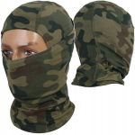 Ninja tipo balaklava, Texar, su plok&scaron;čiosiomis siūlėmis, greitai džiūstanti, daugiafunkcė, kamufliažas wz.93/PL Camo