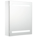 Veidrodinė vonios spintelė su LED ap&scaron;vietimu, 50x13,5x60 cm CFE6813280