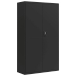 Spintelė dokumentams, juodos spalvos, 105x40x180cm, plienas CFE318883