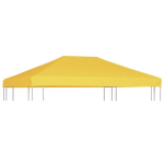 Vir&scaron;utinis pavėsinės uždangalas, geltonas, 4x3m, 270 g/m&sup2; CFE509085