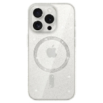Telefono dėklas Glitter Magsafe, Iphone 16 Pro , skaidri