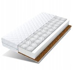 Vaiki&scaron;kas dvipusis čiužinys H2/H3 su grikių ir kokoso sluoksniu, 9 cm, 80x160 cm