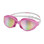 Plaukimo akiniai Buddyswim OzeanX Pink-White/Iridium Mirror