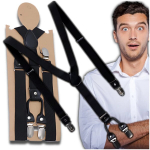 Vyri&scaron;kos juodos petne&scaron;os kelnėms