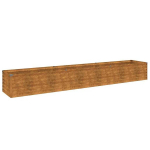 Auk&scaron;tas sodo lovelis, 291x50x36cm, Corten plienas CFE27124