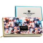 Didelė piniginė moterims Peterson, gėlėta