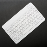 78 Klavi&scaron;ų Įkraunama Belaidė Klaviatūra PC Macbook Tabletė, Baltas