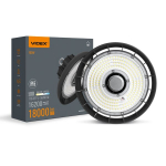 Sandėlio &scaron;viestuvas High Bay LED 100W, 18000Lm 5000K, IP65, Videx