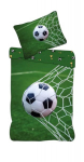 Futbolas 2 dalių patalynės komplektas, 140 x 200 cm
