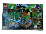 LED konstruktorius Minecraft stiliaus My World 8082