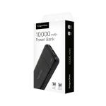 Atsarginis maitinimo &scaron;altinis ("Power Bank") 10 000 mAh i&scaron;orinis akumuliatorius (Power Bank): 2&times; USB-A, USB-C, micro USB, LED indikatorius, Kruger&Matz
