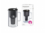 Aquaphor Nord A5 Mg Black Glass filter jug, juodas
