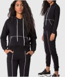 Laisvalaikio komplektas moterims Mona cotton, juodas