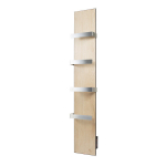Keraminis &scaron;ildymo skydelis FLYME 420T (4), Beige Wood,