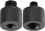 Trikojo adapterio varžtas 1/4 į 3/8 ir 3/8 į 1/4, vyras&ndash;moteris sriegis