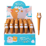 Me&scaron;kiukas mėlynas gelinis ra&scaron;iklis (36 vnt.) - Squishy